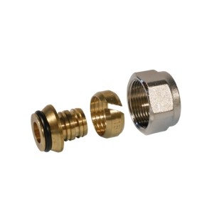 Pex pipe adaptor, DZR brass