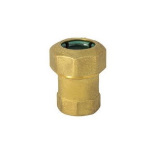 Female straight pipe fitting quick connection