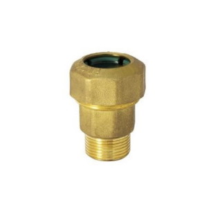 Male straight pipe fitting quick connection