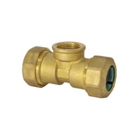 Female T shaped pipe fitting quick connection