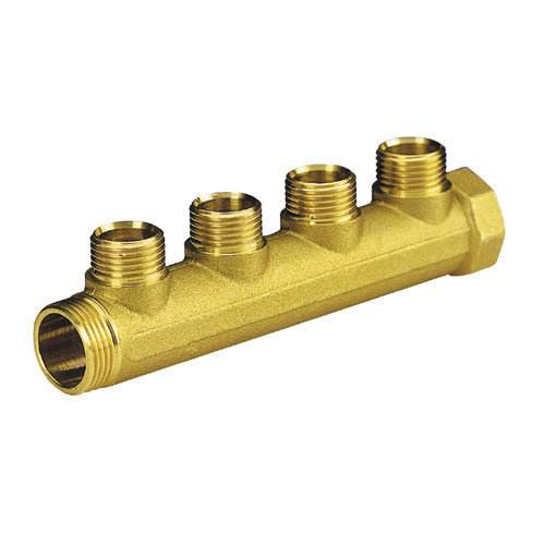 Manifold with 4 male outlets %>