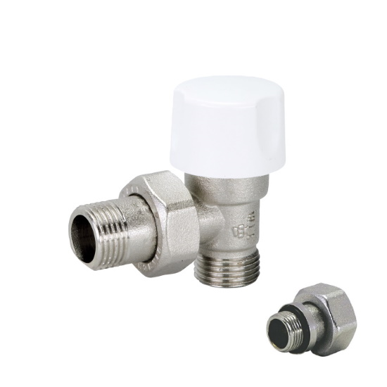 Angle thermostatic radiator valve for copper pipe %>