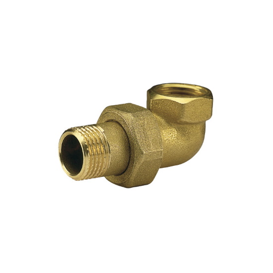 Three pieces elbow fitting MF with conical sealing %>