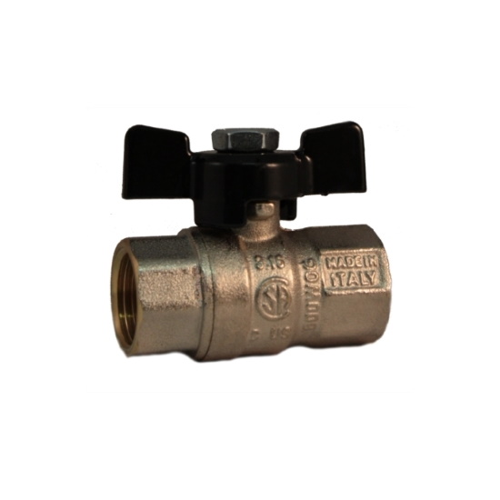 FF ball valve PN30 with butterfly handle %>