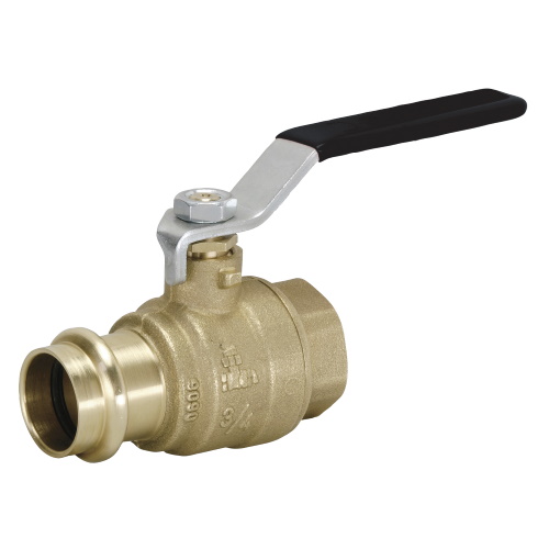 DZR press ball valve with press-fit end V profile %>
