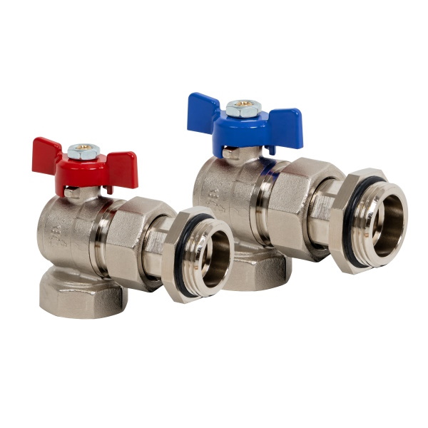 Kit angle pipe union MF ball valve PN25 %>